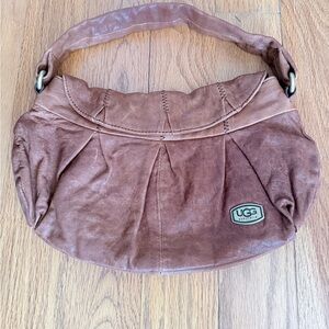 UGG Women's Tan Leather Hobo Bag